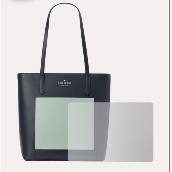 SOLD! Kate Spade Daily Tote in Blazer Blue Multi / Color Block - Picture 11 of 12